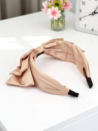 Royalfashion Satenasti naglavni trak z pentljo Celine