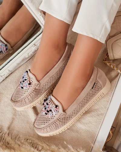 Royalfashion Women's beaded openwork mokasini Namis