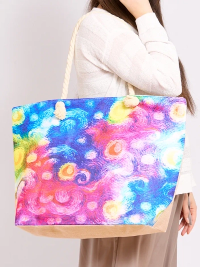 Royalfashion Velika tkaninska torba s printom