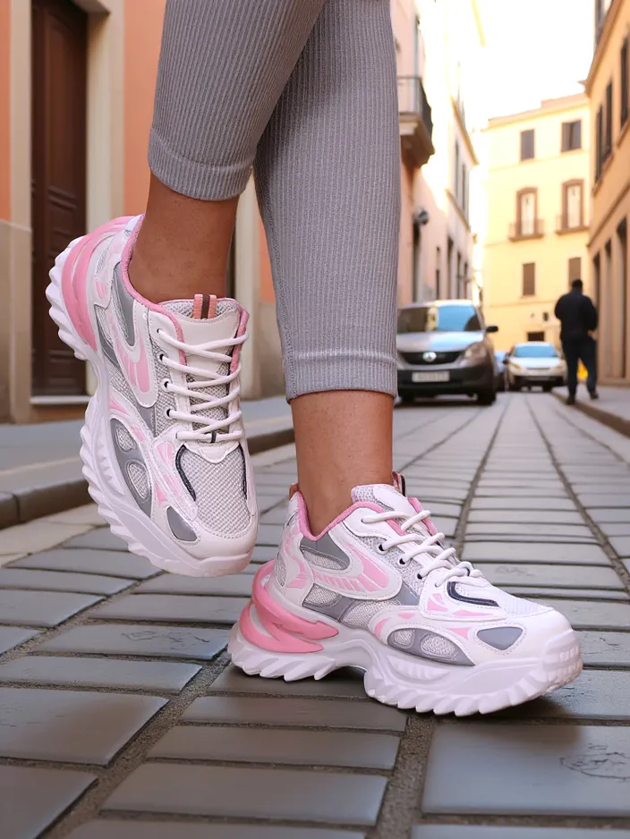 Royalfashion Ženske patentiški športniki Leysi