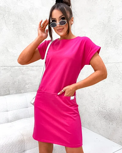 Royalfashion Ženska obleka iz bombažnega blaga