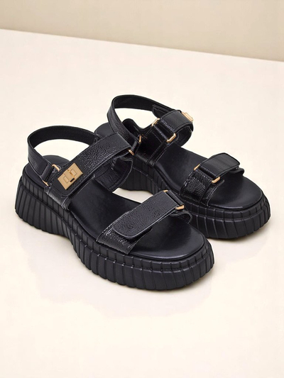 Royalfashion ženski sandali na debelejšem podplatu Aganda