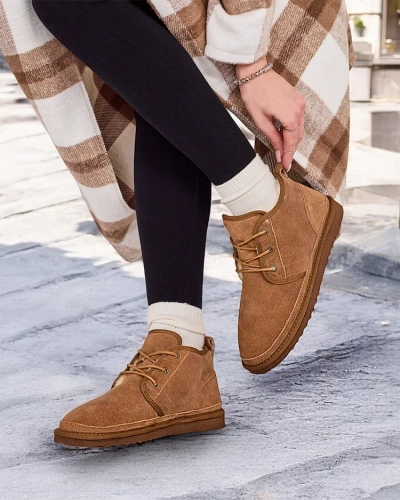 Royalfashion Camel Moški škornji a'la snow boots Gavin