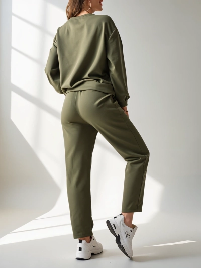 Royalfashion Ženski viskozni komplet s potiskom