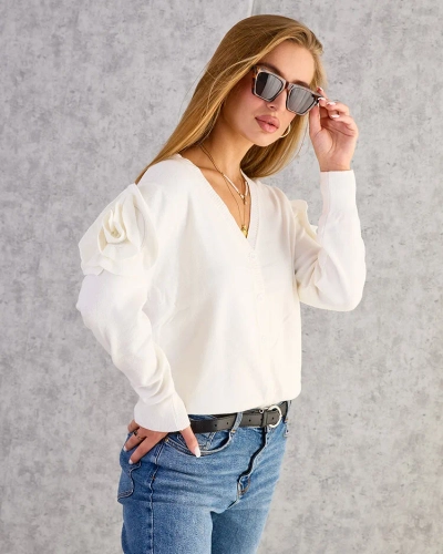 Royalfashion Ženski pulover brez gumbov