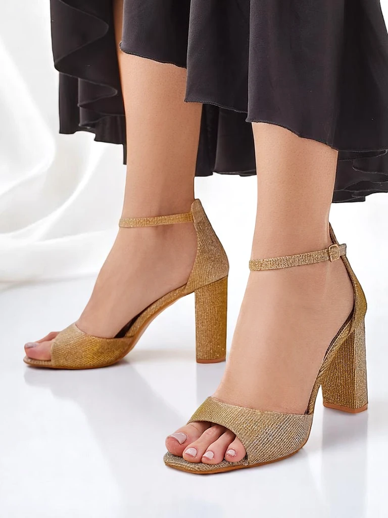 Royalfashion Glitter ženske sandale Rokates