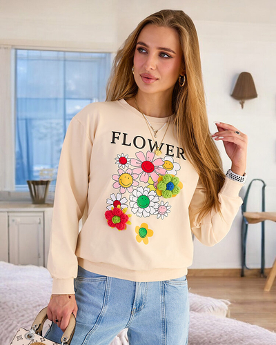 Royalfashion Ženska bombažna majica s tankim potiskom