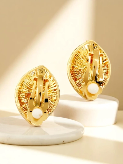 Royalfashion Ženski uhančki na zaponko s kubičnim cirkonom