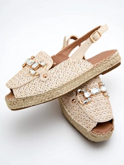 Royalfashion Ženske espadrile z odprtim prstom