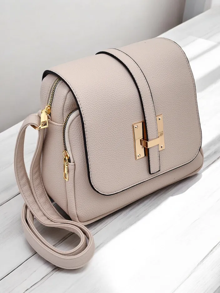 Royalfashion Večnamenska kvadratna torba iz ekološke kože