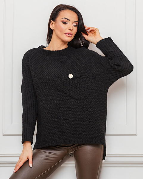 Royalfashion Black Ženski pulover