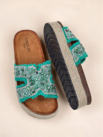 Royalfashion ženski sandali z okraski Candy Candy