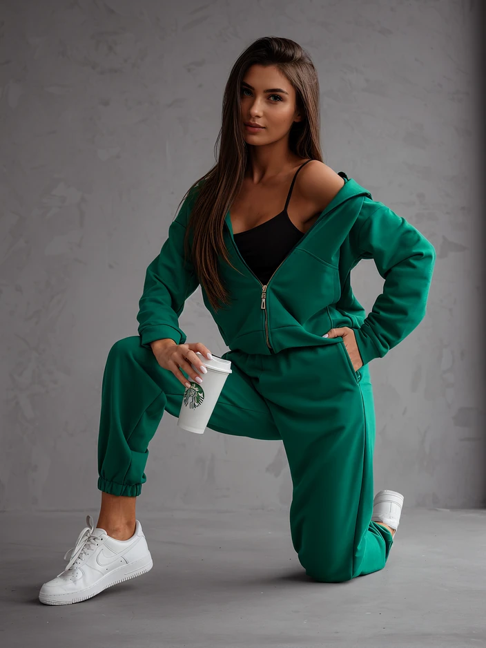 Royalfashion Ženski bombažni trenirka set