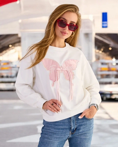 Royalfashion Ženska bombažna majica s tankim potiskom