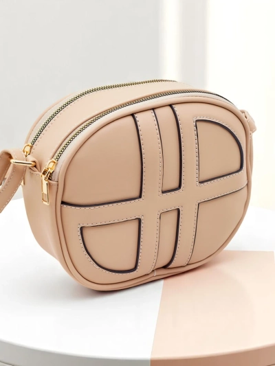 Royalfashion Majhna ženska okrogla torbica iz eko usnja Riva Circle