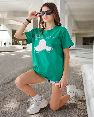 Royalfashion Ženska bombažna bluza s printom