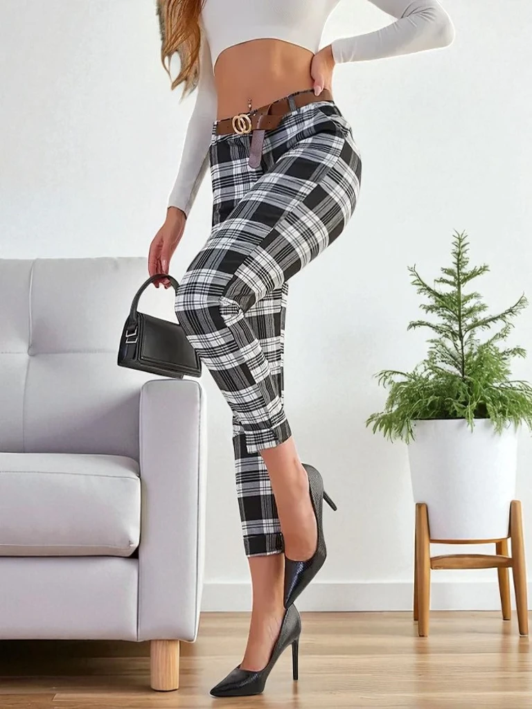 Royalfashion Ženske hlače iz blaga