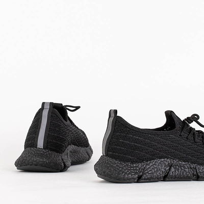 Royalfashion Czarne damskie sportowe buty Noliko