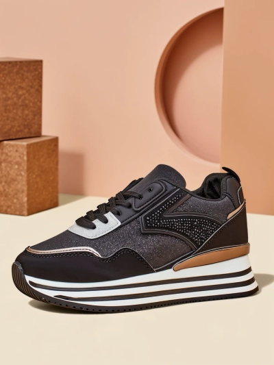 Royalfashion Ženski športni copati z bleščicami Borovis