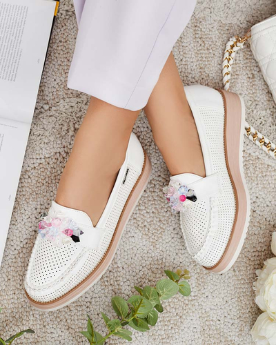 Royalfashion Mokasini s pisanimi kamni Restea