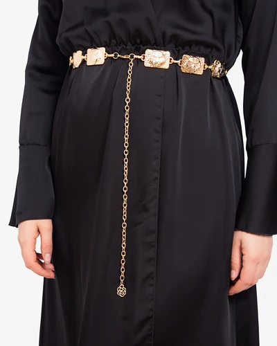 Royalfashion Ženski dekorativni kovinski pas