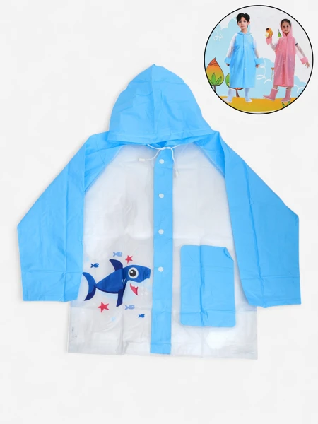Royalfashion Otroški dežni plašč Shark Splash
