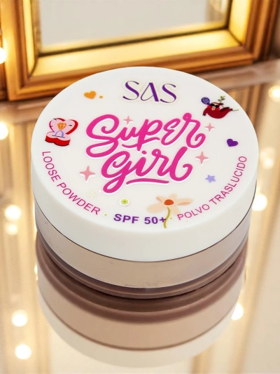 Sypki puder za obraz z SPF 50 Golden Glow