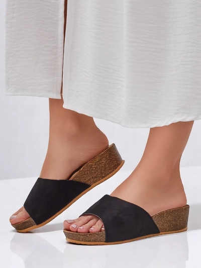 Royalfashion Ženske nizke wedge sandale Maderas