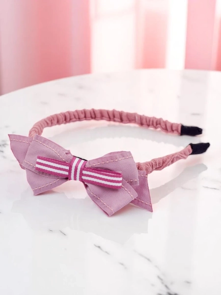 Royalfashion Otroški trak za lase z mašno Sweet Bow