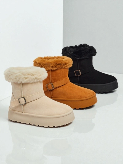 Royalfashion Kratki ženski škornji a'la snežni škornji Myrelle