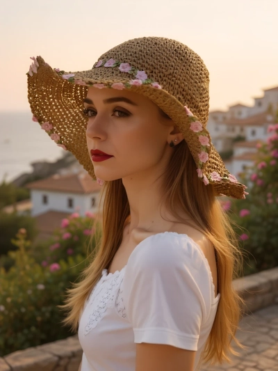 Royalfashion Ženski slamnik Malvera