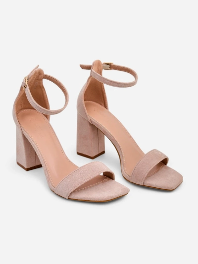 Royalfashion Ženske sandale iz ekološke sued kože Qwadrat