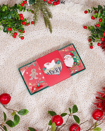 Royalfashion Božične nogavice v škatli 3 v paketu